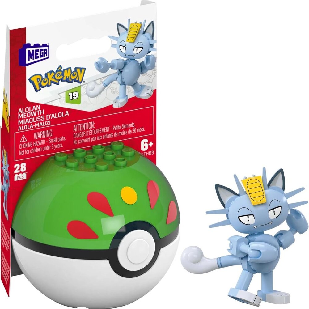 MEGA Pokemon - Alolan Meowth Figure